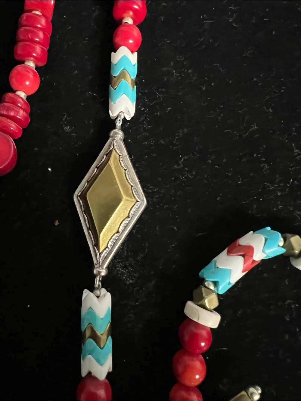 SILPADA sterling silver retired coral necklace and bracelet set